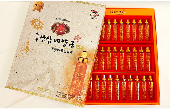 천종산삼 산삼배양근 배양근골드 산삼진액 산삼액기스, 1박스, 400ml