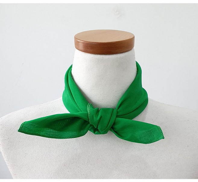 무지 스카프 목 단색 행사 유치원 단체 손수건 등산