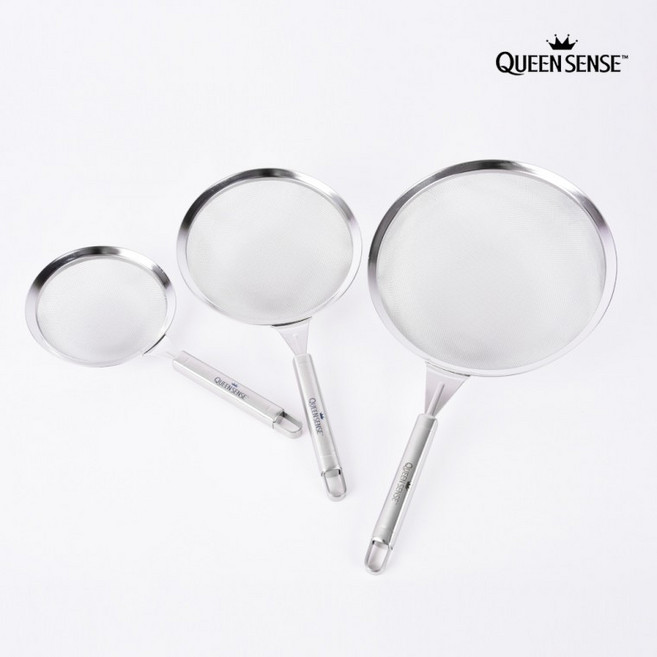 퀸센스 국내제조 스텐 건지기 채망 된장망 우동 뜰채, 1개