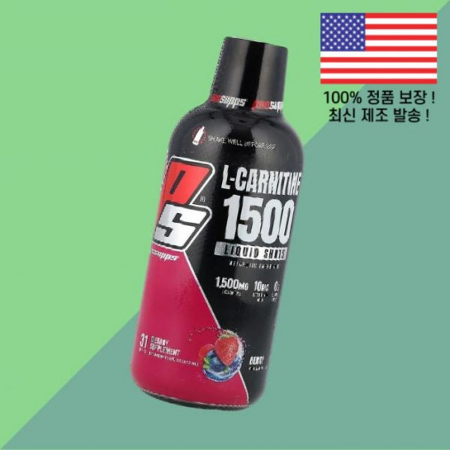 프로서프 카르니틴 L카르니틴 엘카르니틴 카르티닌 아미노산 1500 액상 리퀴드 샷 베리 16온스 473ml ProSupps L Carnitine Liquid Shots Berr, 프로서프 카르니틴 L카르니틴 엘카르니틴 카르티닌 아미노