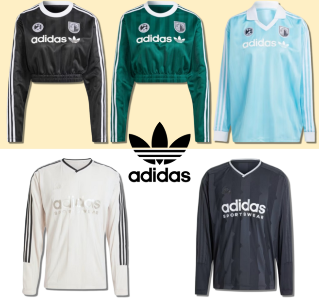 [100%정품 빠른출고] 아디다스 긴팔 유니폼 롱슬리브 5종 택1 남녀공용 긴팔티 져지티