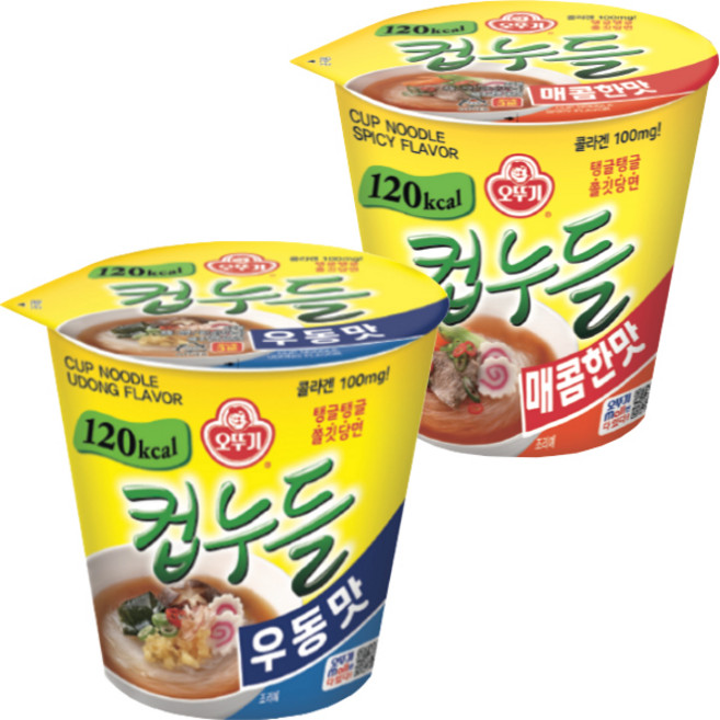 오뚜기 컵누들 24개(우동12+매콤12), 1개