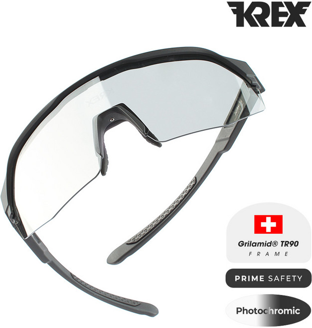 KREX 스포츠 고글 편광 변색 프리미엄 선글라스 러닝 골프 자전거 등산용 아시안핏 국산