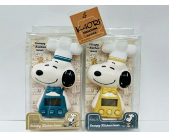 PEANUTS 스누피 주방 타이머 마그넷 디지털 스톱워치 요리, 1개