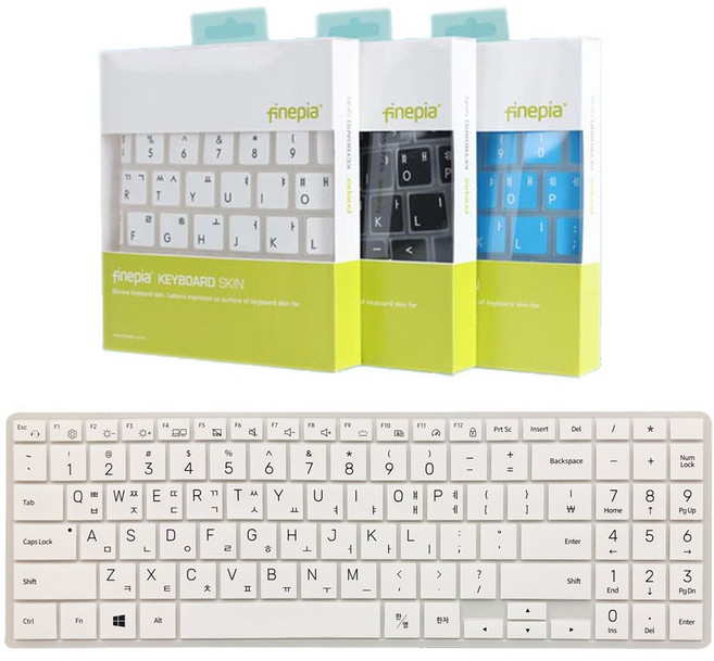 카라스 삼성 갤럭시북4 프로360 NT960QGK NT960QGQ 16인치 한영자판 키보드커버, B-Type(NT960QGK,NT960QGQ), 1개, 문자인쇄-화이트