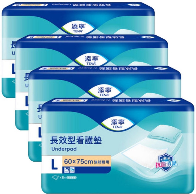 테나 위생매트 깔개용 성인기저귀 남녀공용, FREE(onesize), 8매입, 4개