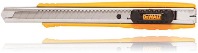 디월트 Snap-Off 커터칼 9mm DWHT10037 사무용 작업용 카타 캇타 컷터, 1개