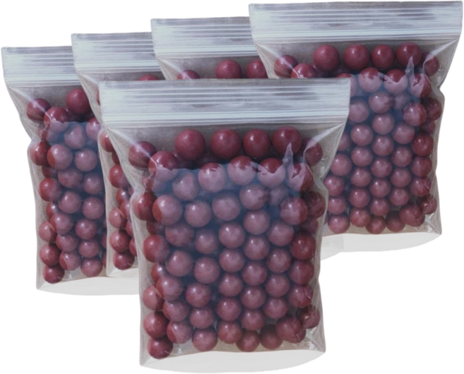 뉴빛클라스 연습용 새총 총알 세라믹 흙구슬 8mm, 300개