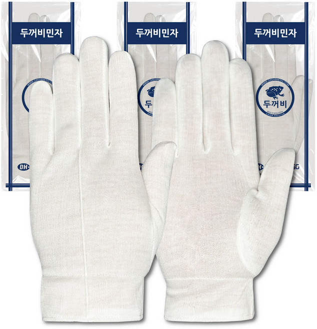 두꺼비장갑 민자 예식장갑, 화이트, 30개