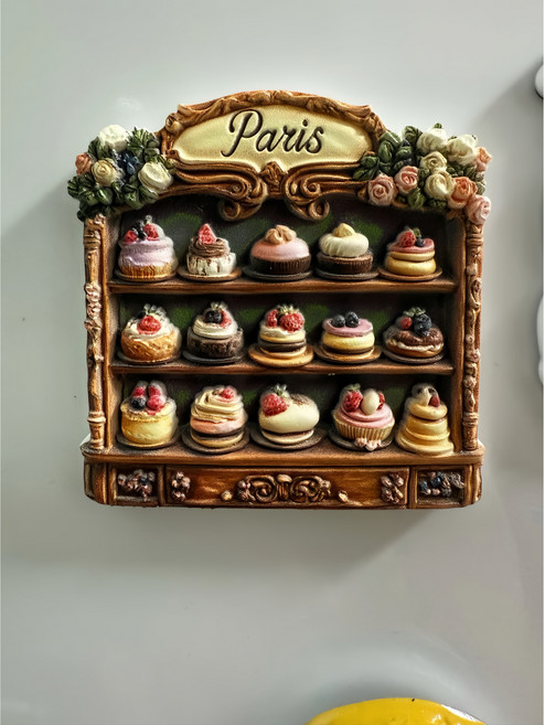 구미호 여행 기념품 선물 인테리어 장식 공예품 입체 냉장고 자석, 3번