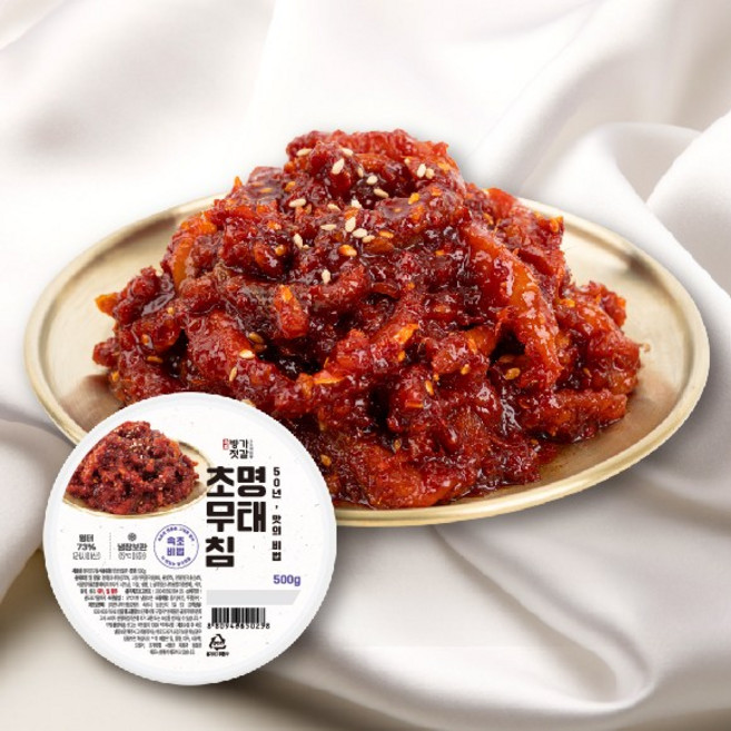 속초 방가젓갈 저염 명태초무침 명태회무침, 1개, 500g