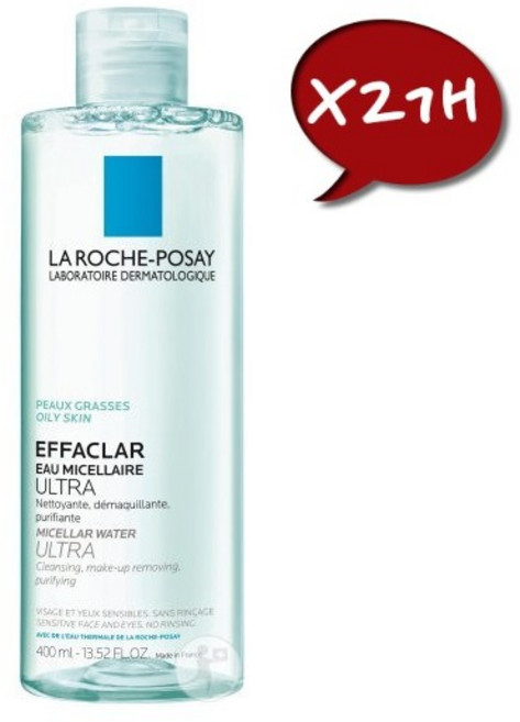 LA ROCHE POSAY 프랑스 정품 라로슈포제 에빠끌라 미셀레르 울트라 클렌징워터 400ml 2개세트, 2개