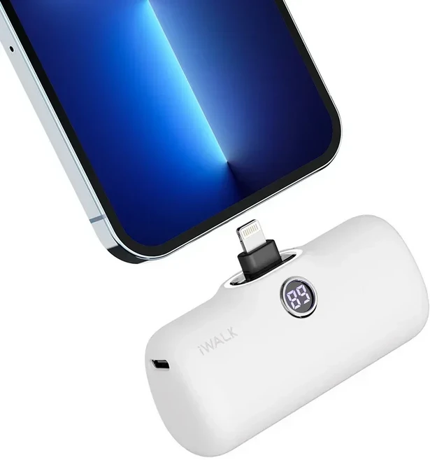 IWALK 호환용 휴대용 충전기 모든 모델: 20W 4800mAh 무선 보조배터리 고속 여행용 팩 s, 01 4800mAh 배터리, 01 iPhone 6-14-White