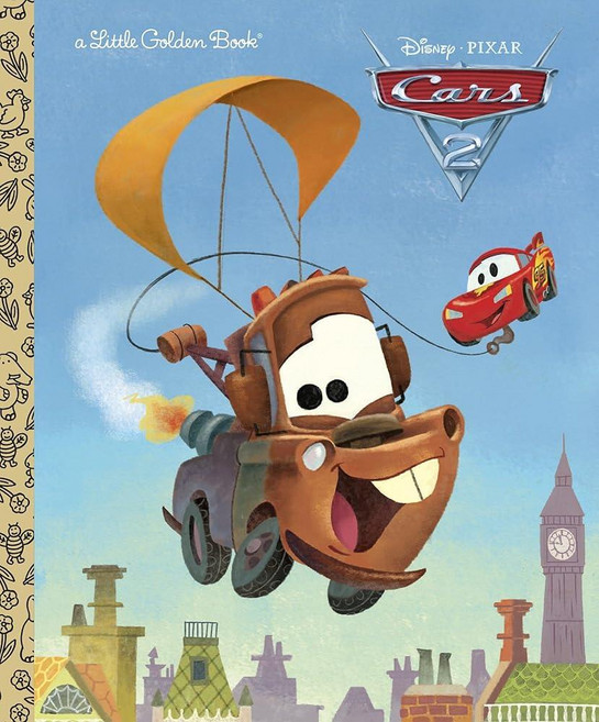[5] Cars 2 Little Golden Book (Disney/Pixar Cars 2)