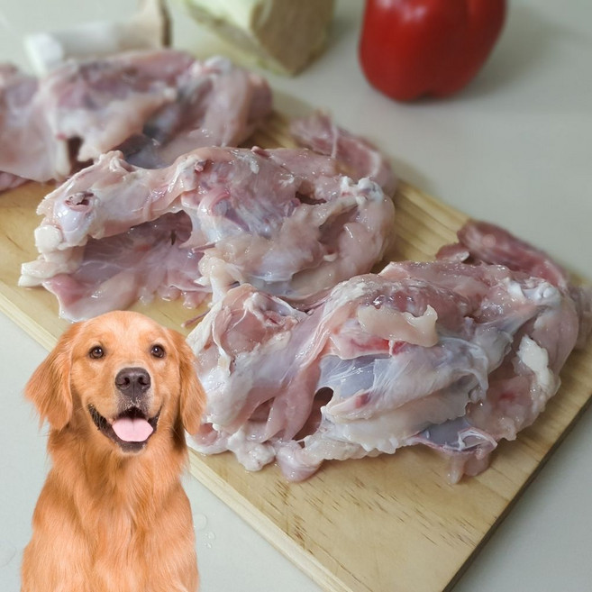 강아지 닭뼈 애견간식 대형견용 육수용 닭고기 몸통뼈 4.6kg(1.2kg x 4팩), 1kg, 8개