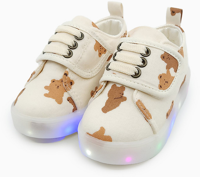 베이비솔 곰고미 LED 신발