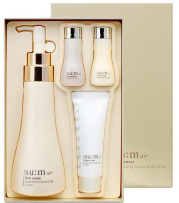 숨37도 스킨 세이버 에센셜 클렌징 폼 기획세트 4종, 1세트