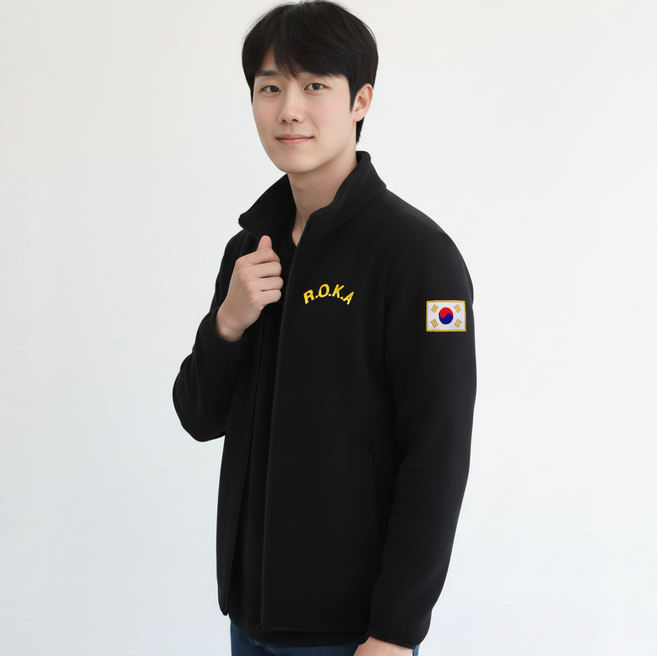 군인 군용 ROKA 금사 고급 기모 로카 후리스