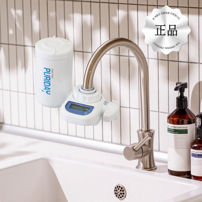 라온스 싱크대 수도꼭지 무전원 정수기, 코브라형[본품+필터]