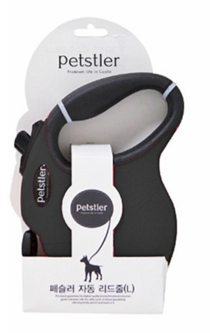 페슬러 자동리드줄 M 블랙, 1개