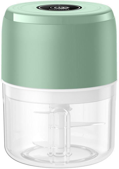 DS 무선 충전식 전동 마늘 다지기 고기 분쇄기 만능 다용도 블렌더, 초록색