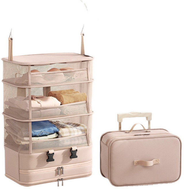 SMILE MORLI 행잉 5단 압축 수납 여행용 캐리어 정리 파우치