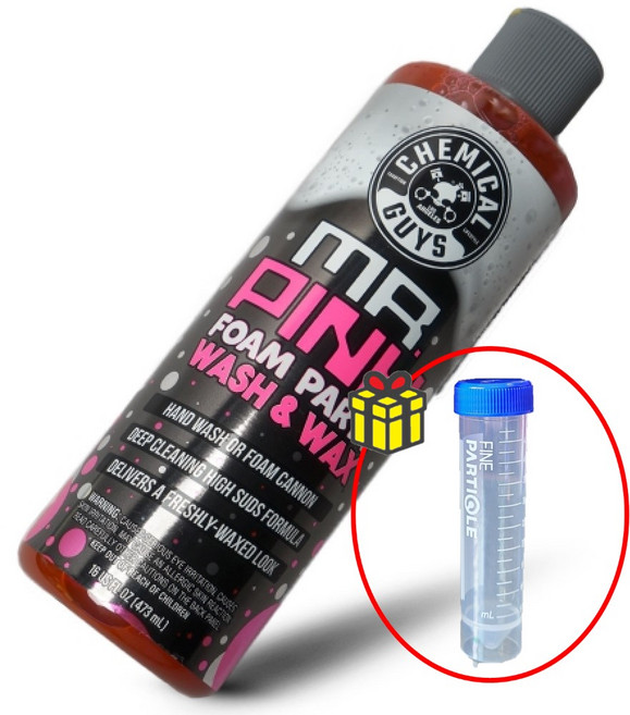 케미컬가이 미스터 핑크 폼파티 카샴푸 폼샴푸 코팅 세차샴푸 473ml+소분용기, 1개, 473ml