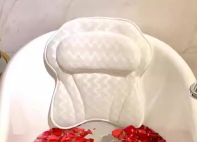 [조은살림]반신욕 필수템 욕조 베개 욕조 등받이 쿠션 목받침 욕조 쿠션 홈스파, 1개, 화이트