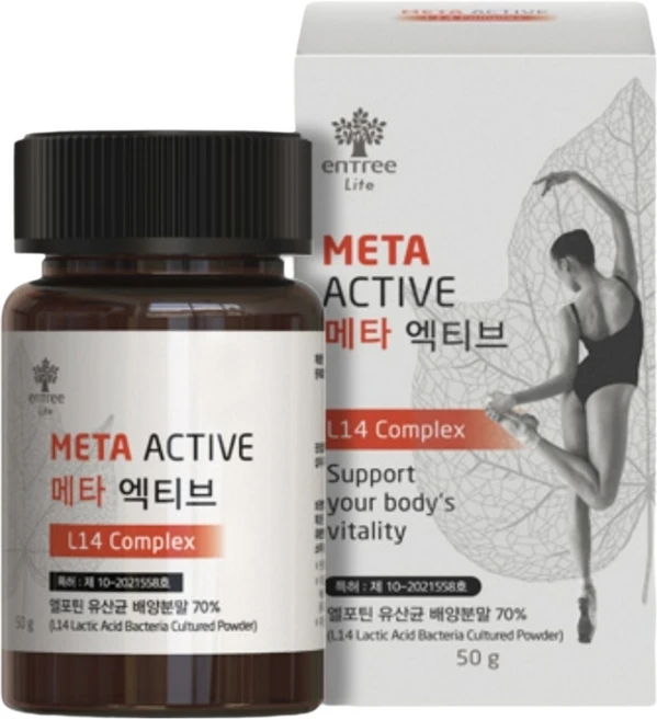 [리빙웰] 메타엑티브 L14 COMPLEX 수퍼 종균 생균과 생균 먹이 대사 산물이 한 번에, 50g, 1세트 - 쿠팡