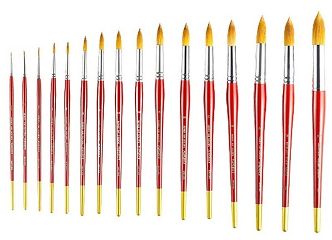 바바라 수채화붓 30R 시리즈 낱개, 18호