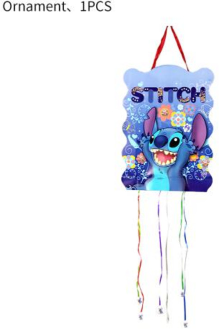 어린이를위한 스티치 파티 용품 릴로와 스티치 생일 파티 장식 풍선 배너 식탁보 배경 식기, 기타, 29)Pinata