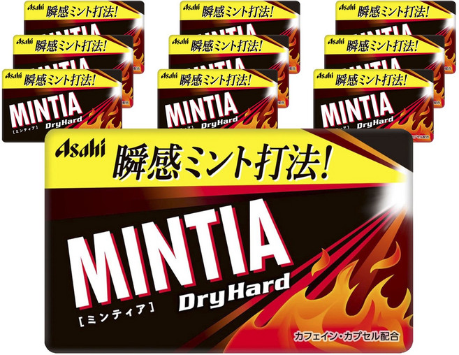 Asahi 민티아 드라이하드 캔디 50개입, 10개