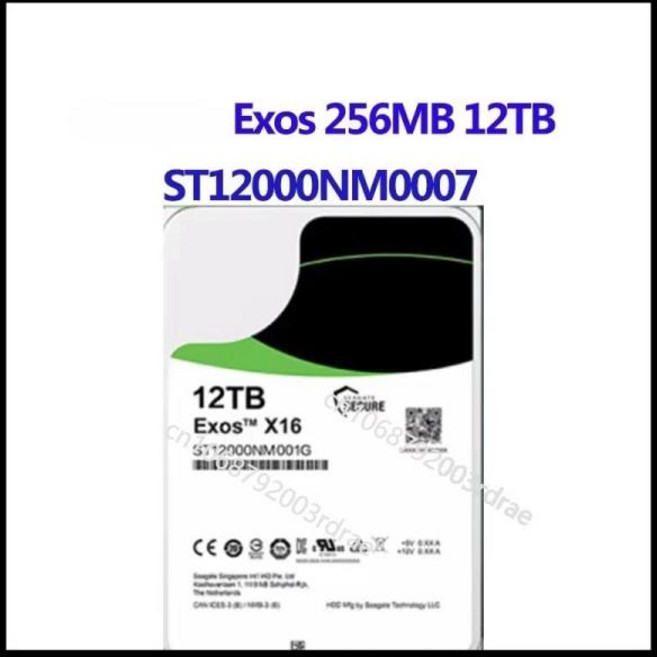 ST12000NM0007 Exos X14 12TB 6Gb/s 256M SATA 3.5 HDD 데스크탑 PC 서버 엔터프라이즈 하드 드라이브, 02 ST12000NM0127