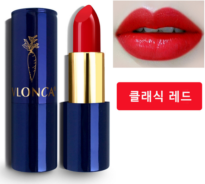VLONCA 벨벳 가벼운 매트 립스틱 방수방한 롱래스팅 묻어나지않고 번짐적음 황피 추천 민낯 데일리 사용 가능, 1개, 06# 클래식 레드