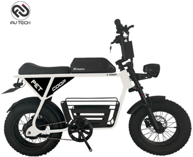 [방배점] 엑스트랙 몬스터 쿱펫 COOP PET 팻바이크 애견동승 자토바이 48V 바구니 전동 전기 자전거, 1개, 1cm, 블랙 10ah 대리점조립