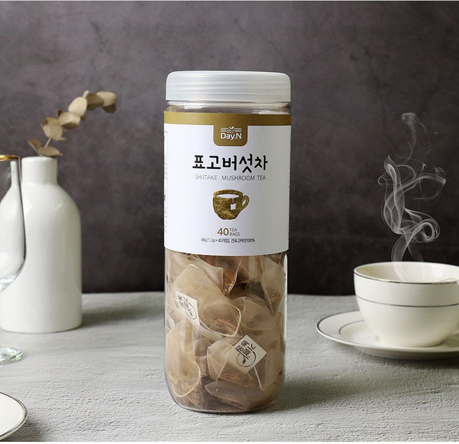기쁨농원 표고버섯 차 티백, 1.2g, 40개입, 1개