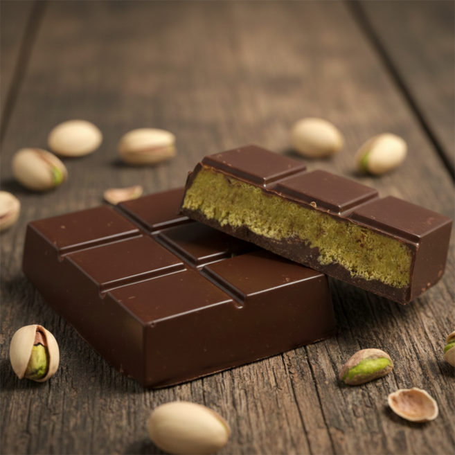 [메이커스초콜릿] 두바이 초콜릿 60g 피스타치오 카다이프 빈투바 수제 초콜렛, 1개