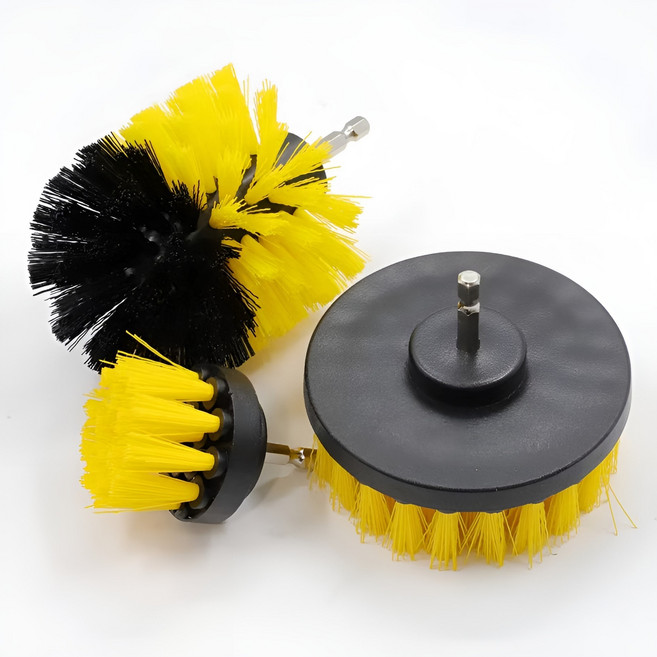 전동드릴 브러쉬 자동차 휠 세척 세차 욕실 바닥 찌든때 청소 솔, 타이어 브러쉬 2 A