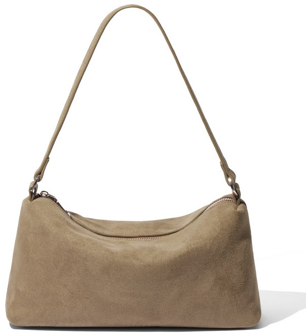 스웨이드 가벼운 호보백 오브 여성 세무 숄더백