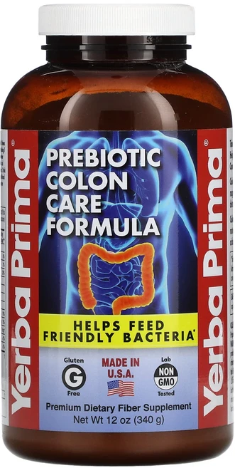 예르바프리마 프리바이오틱 콜론 케어 분말 340g 12oz, 1개 - 쿠팡