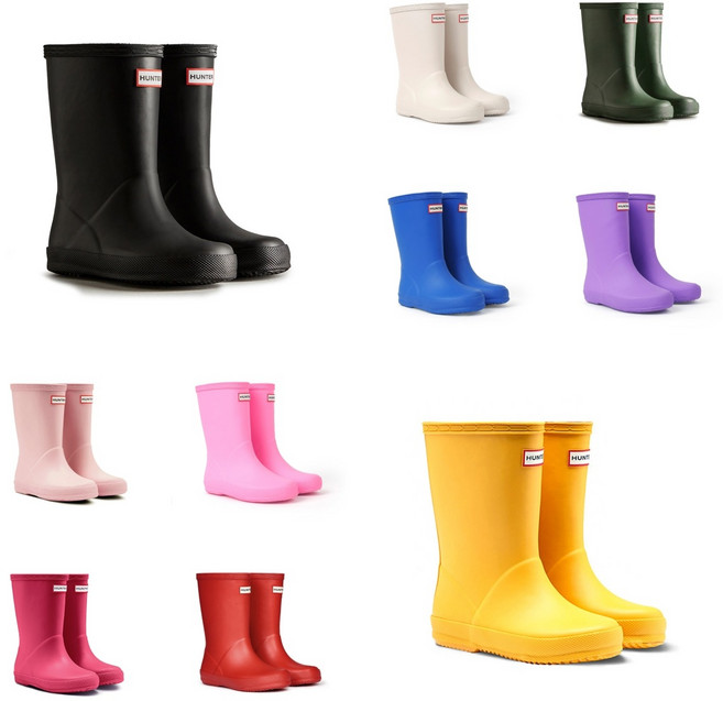 헌터 레인부츠 HUNTER 키즈 퍼스트 클래식 장화 (130MM~210MM)-KFT5094RMA
