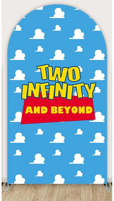 파티 푸른 하늘 배경 인피니티 앤 비욘드 버즈 우디 사진 토이 샤워 배너, 1개, 2. cover2 / B. 100x200cm(3....