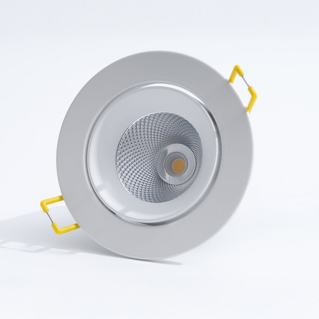 [내일도착보장] 동성 더쎈 에코초이스 COB 3인치 다운라이트 8W LED 매입등 매립등, 전구색, 1개