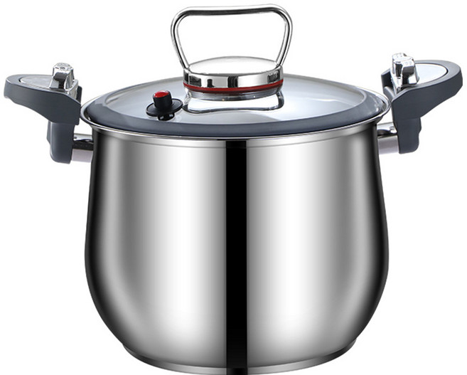 대용량 진공 저압냄비 스테인리스 압력솥 방폭 안전 겸용, 12L, 1개