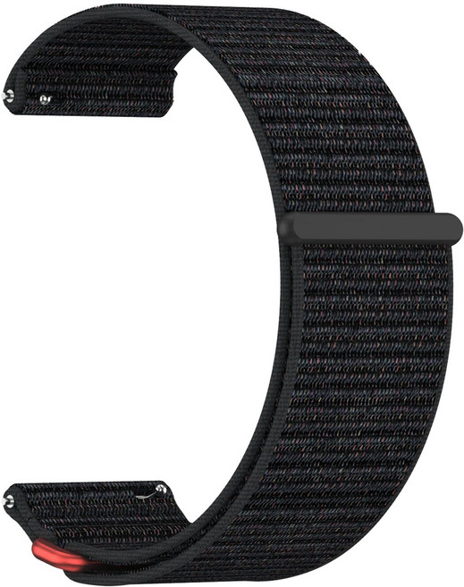 24mm 나일론 루프 밴드 통기성 스포츠 스트랩 Garmin Venu X1 퀵 릴리스 밴드 코로스 노매드 APEX 4 46mm 교체용 워치밴드, 블랙, For Coros APEX4 46mm