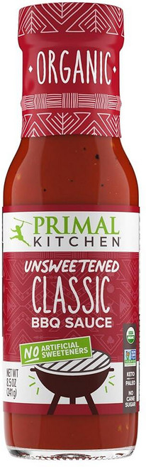 Primal Kitchen 클래식 BBQ 소스 무가당 246.6ml(8.5온스), 8.5 Ounce (Pack of 1), 1개