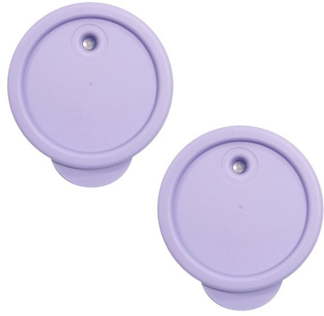 아가프라 뉴 매직빨대컵 뚜껑, 2개, 뉴매직 퍼플