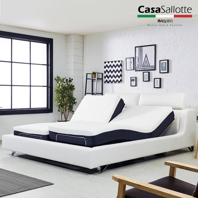 까사살로티 모더리안 모션베드 SS Q K, 라이트그레이