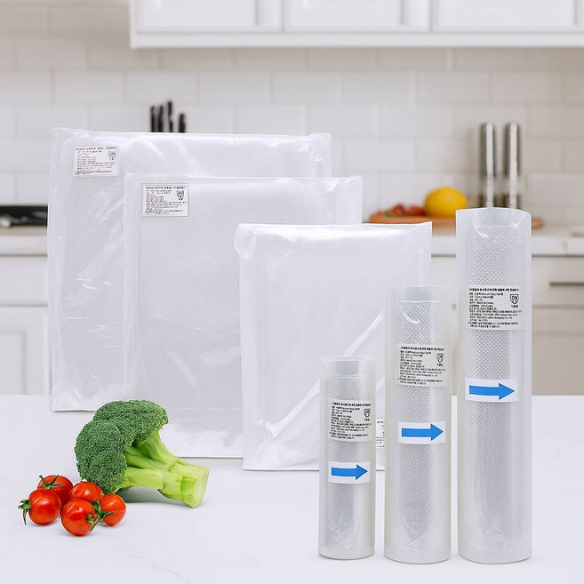 헬로제인 식품 진공포장지 6종 풀세트 (파우치3종+롤3 aas*172lv, 진공포장비닐, 1세트, 롤3종+파우치3종