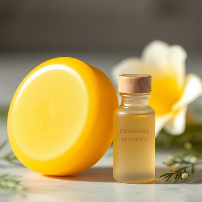 제주감귤 코코넛비누 잡티 톤업 리포좀 비타민C함유 피부결정돈 안면홍조 탄력 보습 모공 수제 로운천연비누, 90g, 1개입